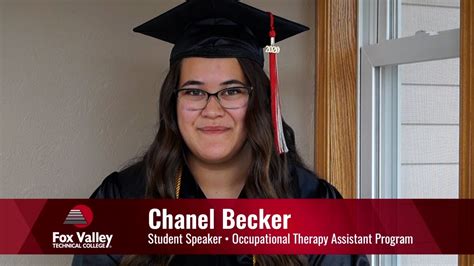 Chanel Becker, Student Speaker 